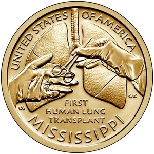 2023 1-dollar - S - Mississippi - Reverse Proof reverse